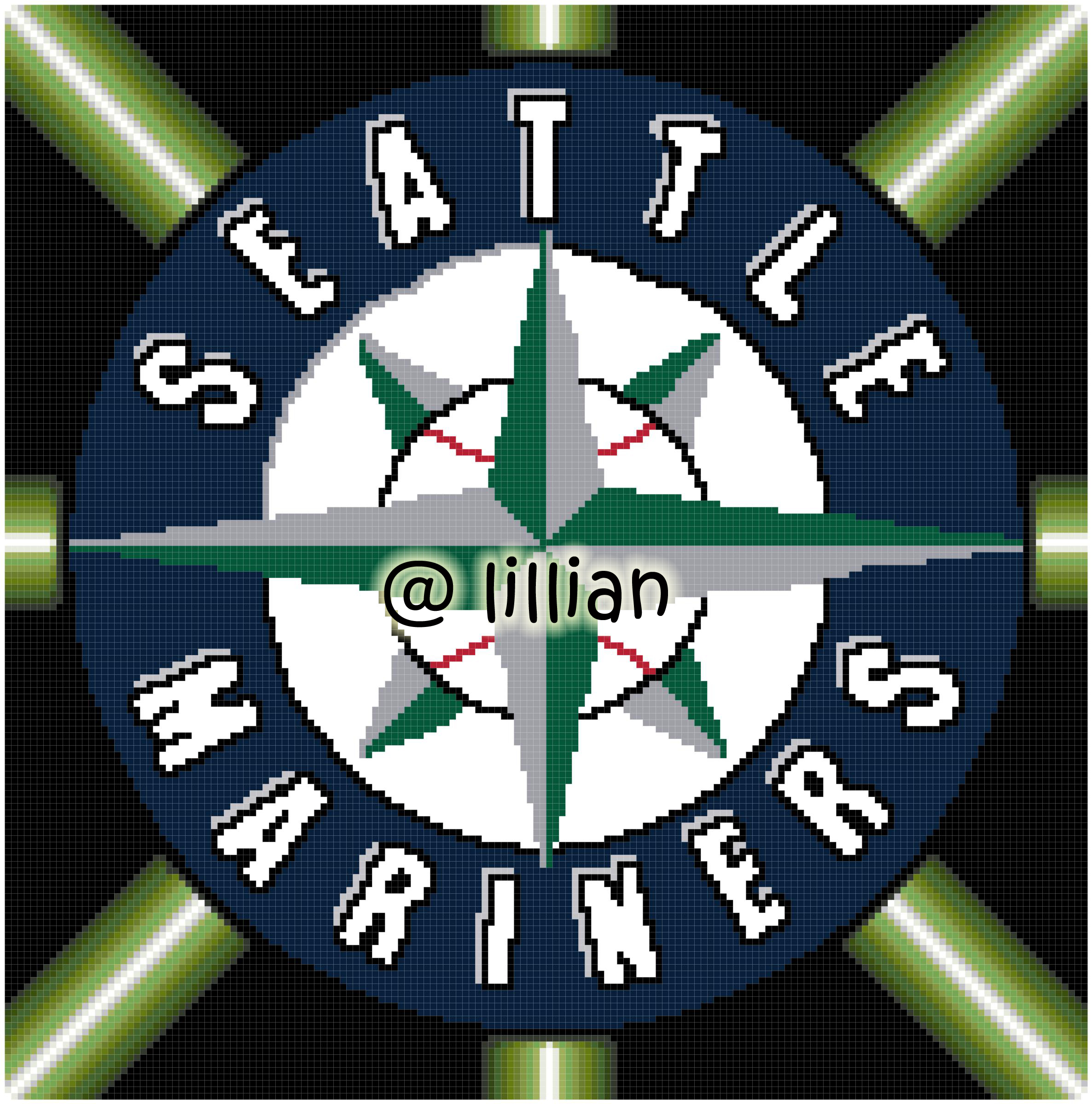 MLB ~ SEATTLE MARINERS Counted Cross Stitch KIT