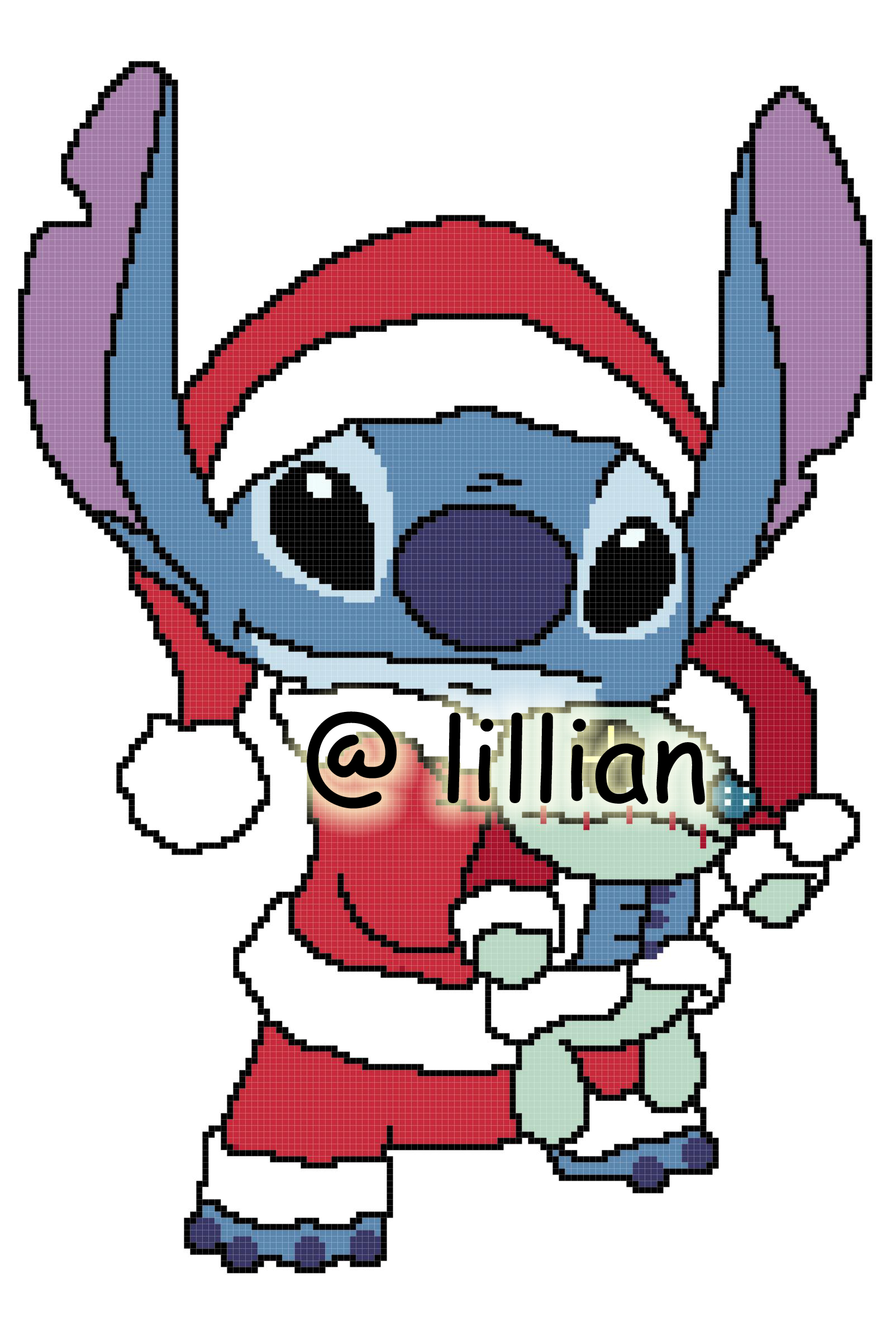 PDF ~STITCH & SCRUMP CHRISTMAS SANTA HUGGING Counted Cross Stitch PATTERN