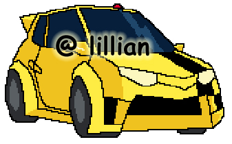 PDF ~TRANSFORMERS BUMBLEBEE AUTOBOT Counted Cross Stitch PATTERN