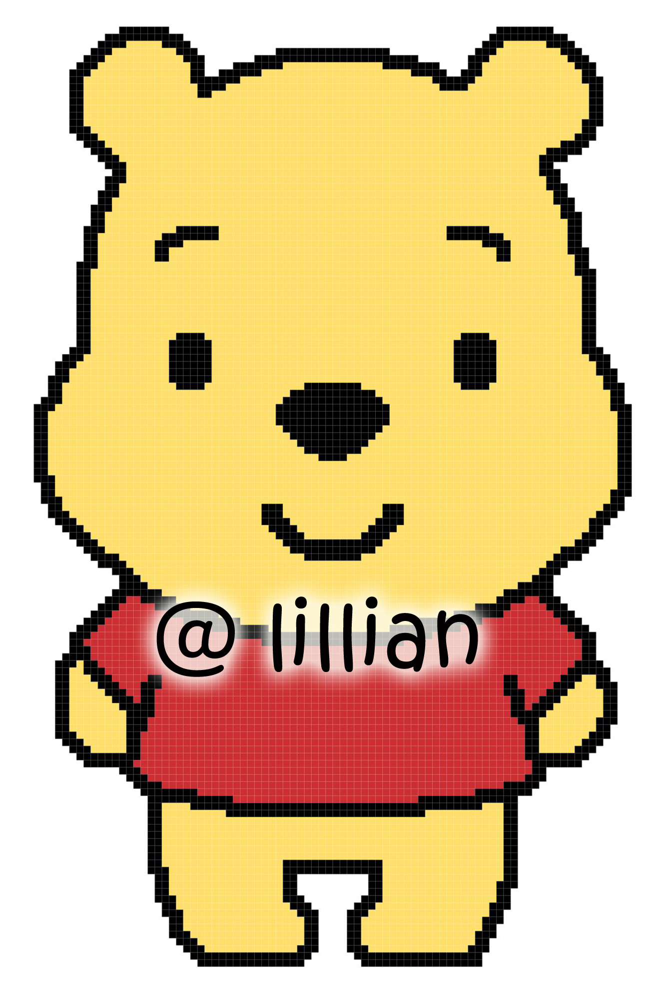 PDF ~ WINNIE THE POOH DISNEY BABY POOH Counted Cross Stitch PATTERN