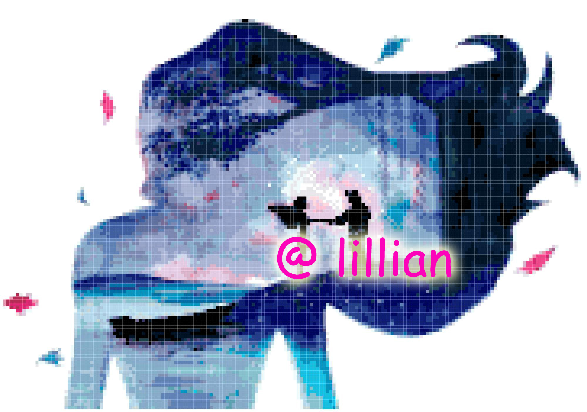 PDF ~ PRINCESS POCAHONTAS FACE POTRAIT SILHOUETTE Counted Cross Stitch PATTERN