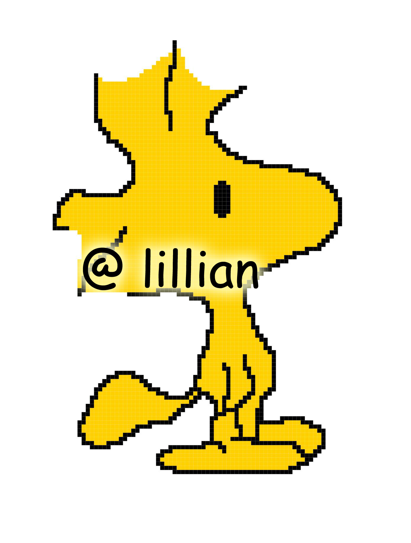 PDF ~ SNOOPY WOODSTOCK Counted Cross Stitch PATTERN