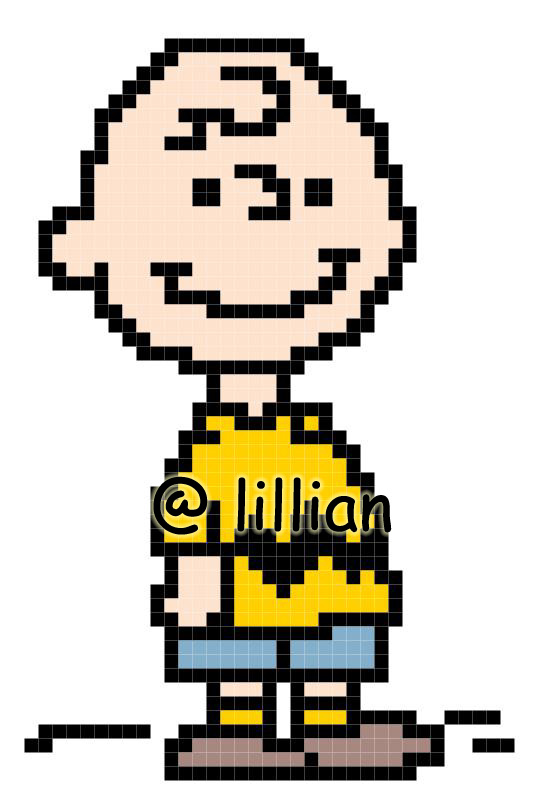 PDF ~ SNOOPY CHARLIE BROWN Ornament Counted Cross Stitch PATTERN