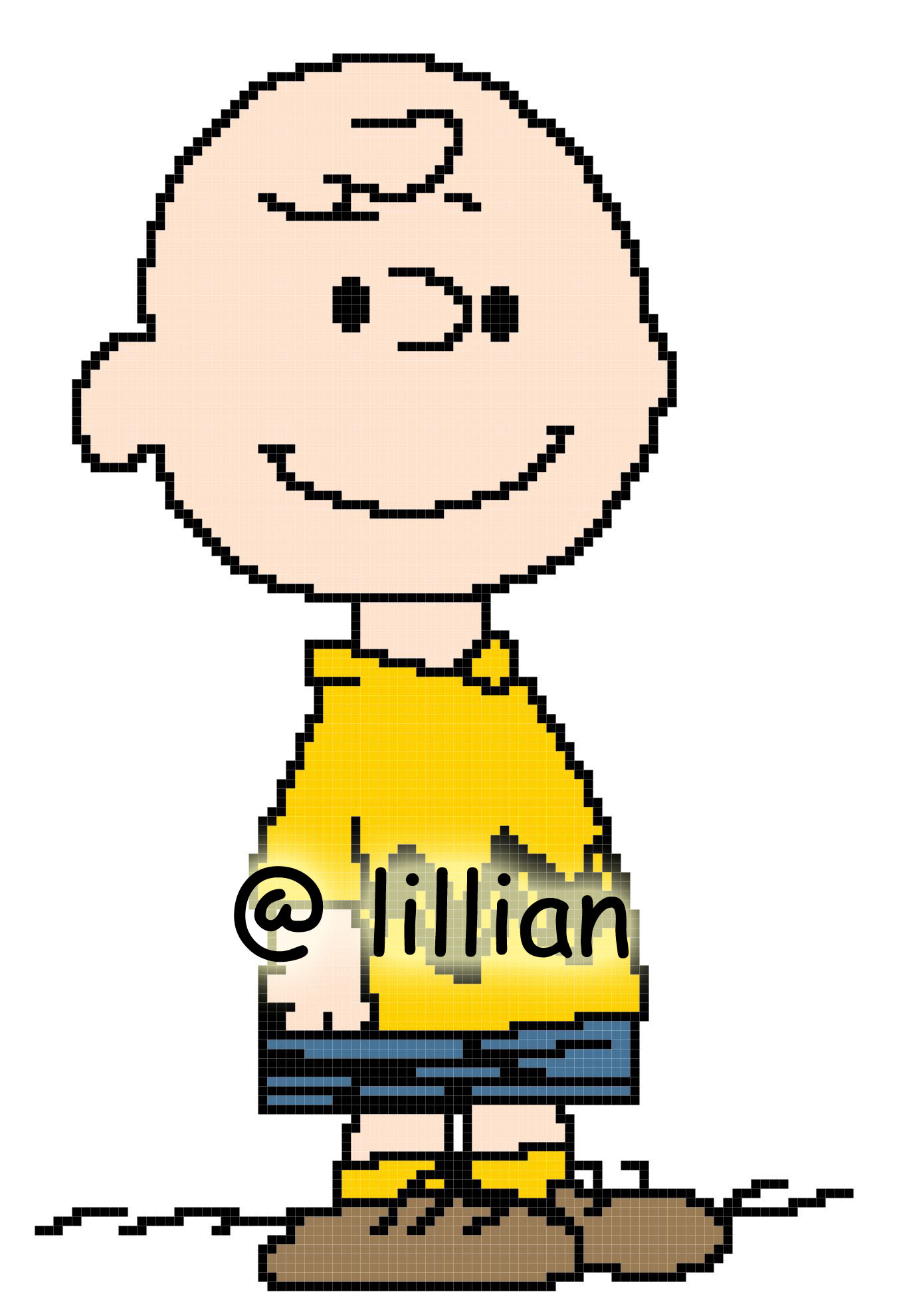 PDF ~ SNOOPY CHARLIE BROWN Counted Cross Stitch PATTERN