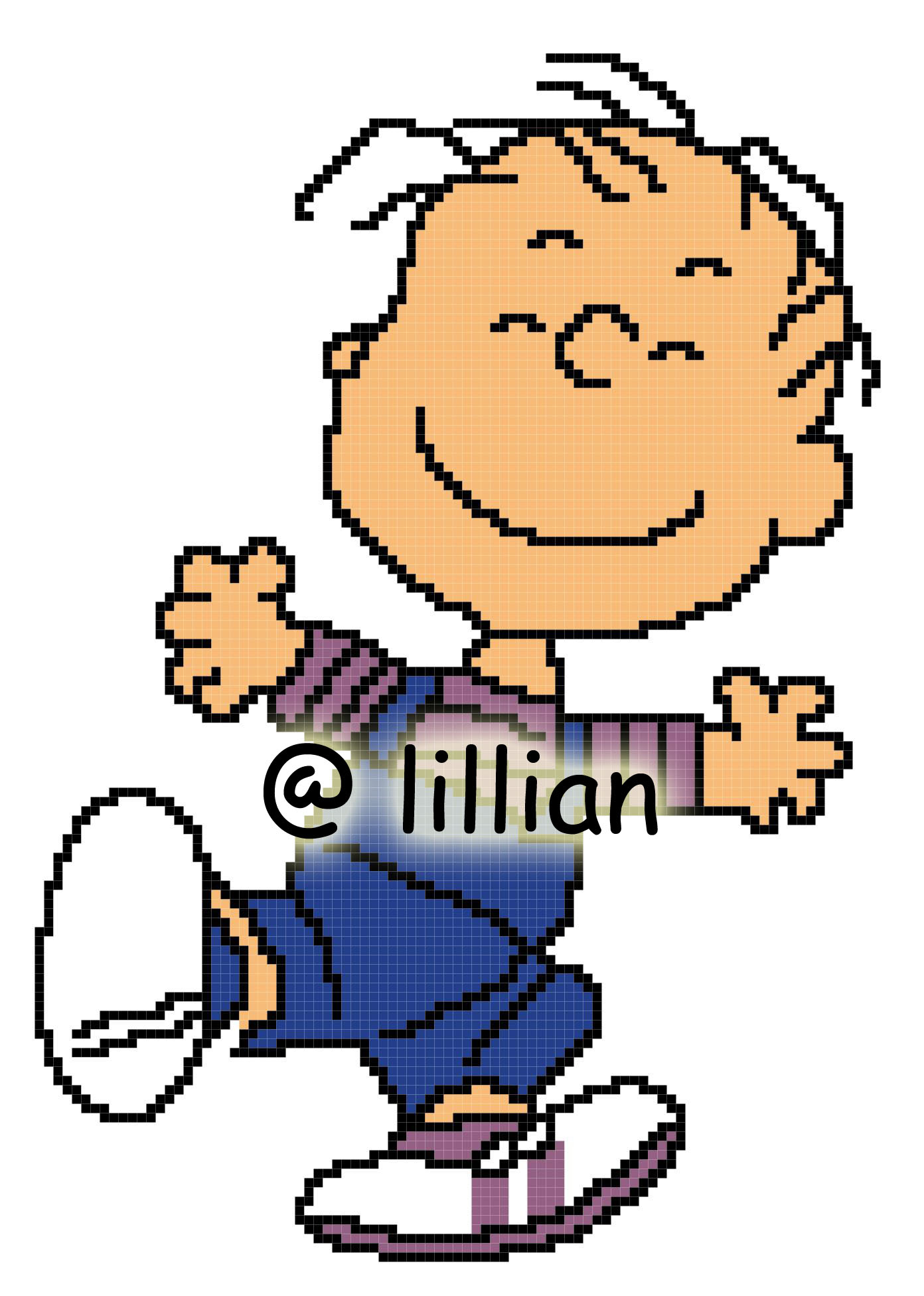 PDF ~ SNOOPY RERUN Counted Cross Stitch PATTERN