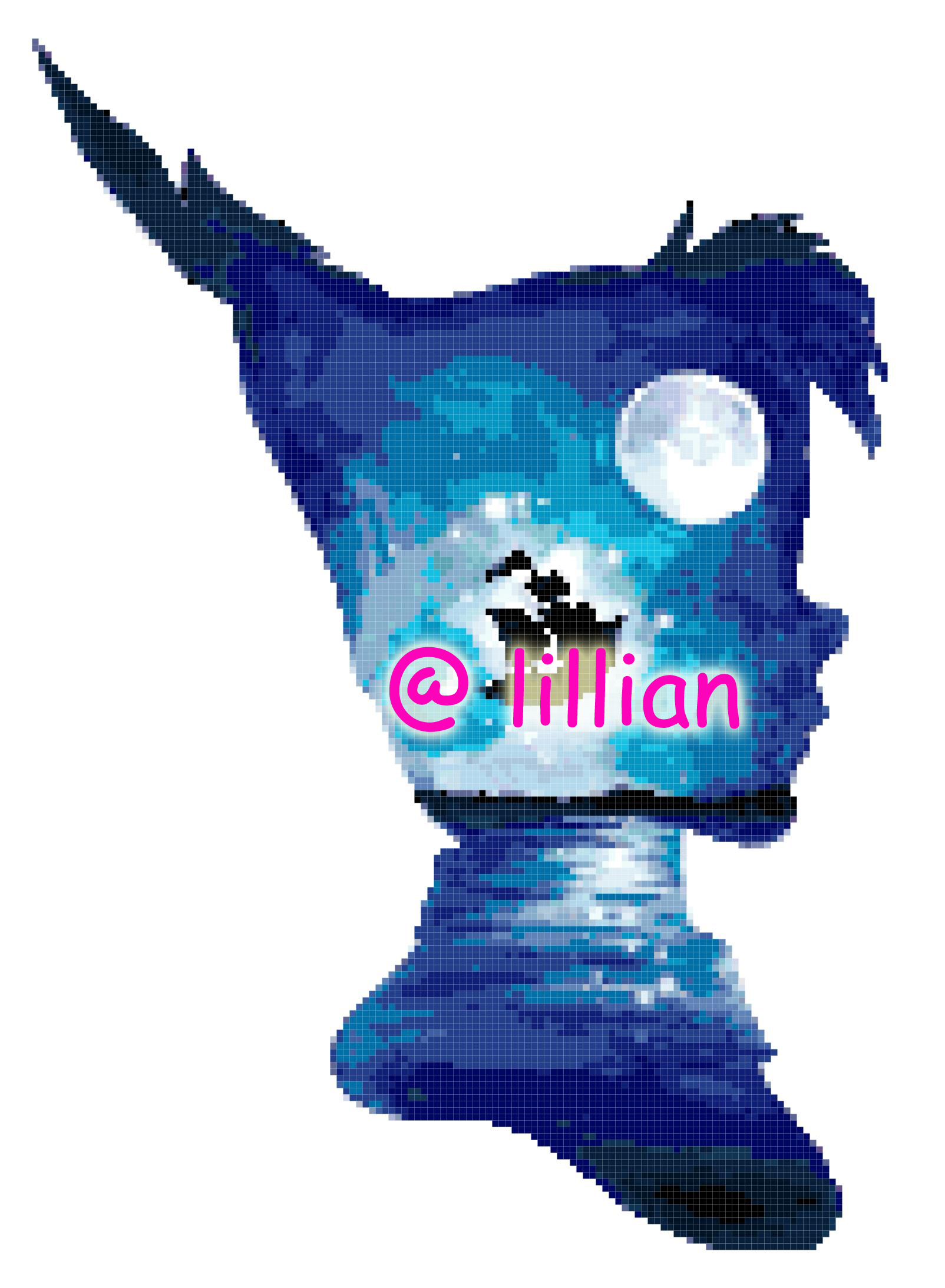 PDF ~ PETER PAN FACE POTRAIT SILHOUETTE Counted Cross Stitch PATTERN