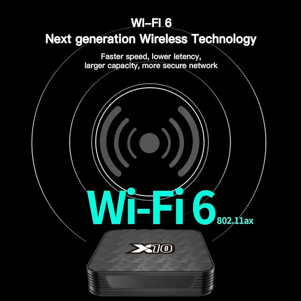 TVB-102 : 8K Smart TV Box (6GB RAM + 64GB ROM, Bluetooth 5.0, Voice Remote)