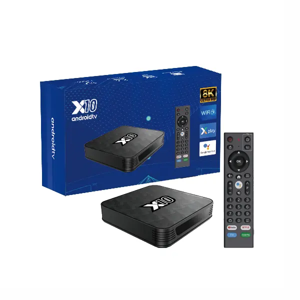 TVB-102 : 8K Smart TV Box (6GB RAM + 64GB ROM, Bluetooth 5.0, Voice Remote)