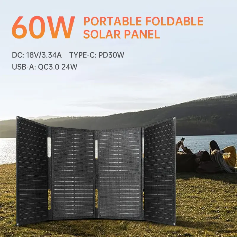 SP-302 : 200W Foldable Solar Panel (Portable, USB Output, ETFE Coating)