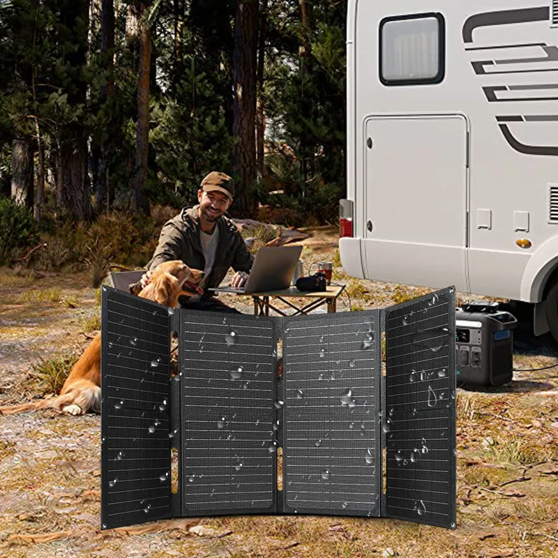 SP-302 : 200W Foldable Solar Panel (Portable, USB Output, ETFE Coating)