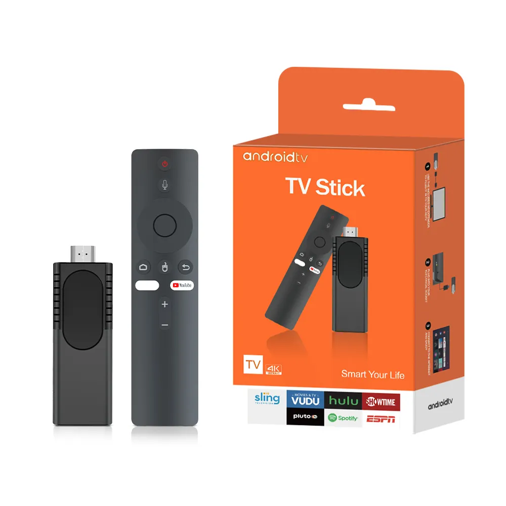TVS-201 : Basic TV Stick (Android 9.0, 1GB RAM + 8GB ROM, Wi-Fi)