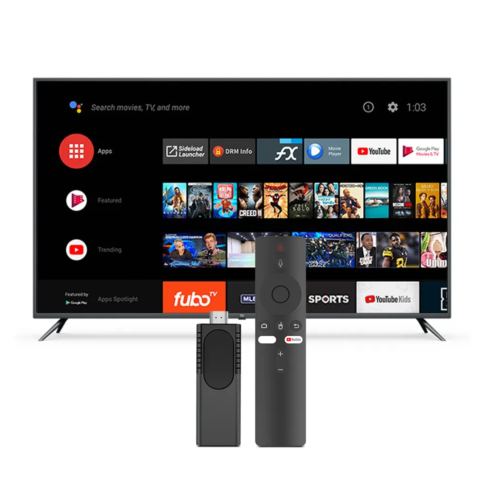TVS-201 : Basic TV Stick (Android 9.0, 1GB RAM + 8GB ROM, Wi-Fi)