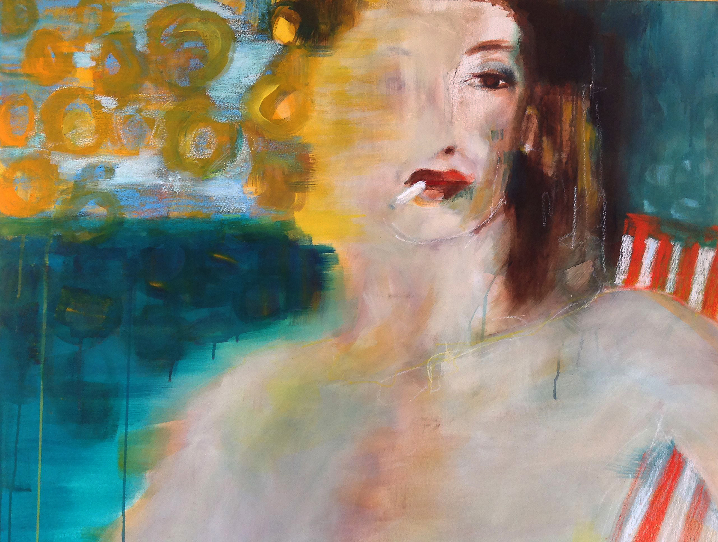 Abstract Portrait Painting