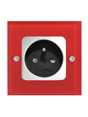 Red Electrical Outlet