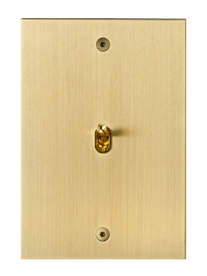 Brass Toggle Light Switch