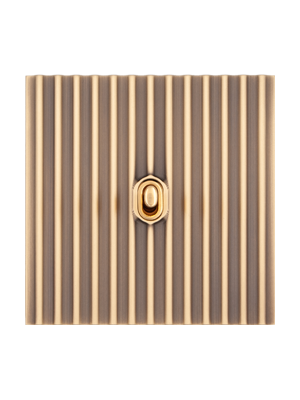 Elegant Brass Light Switch