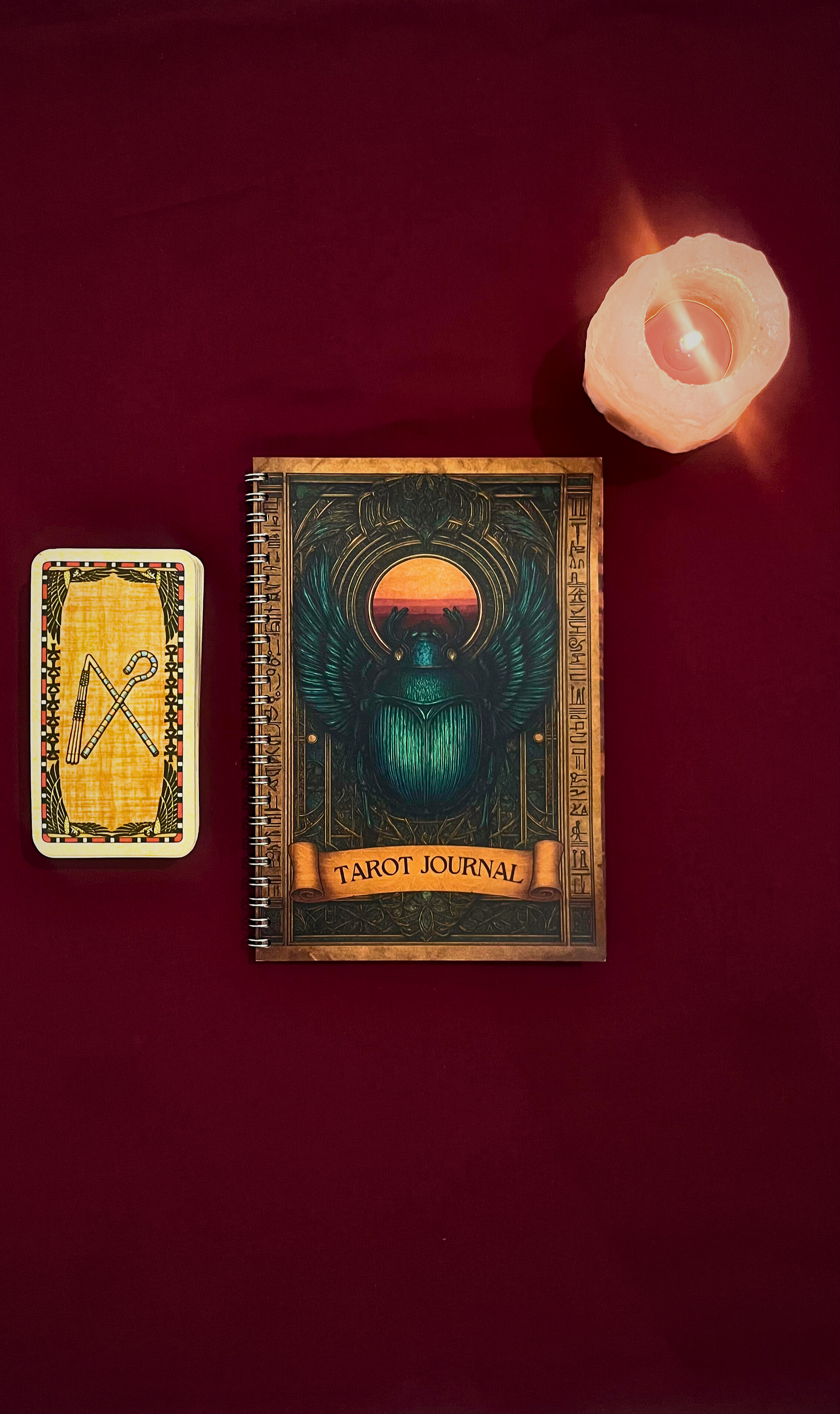 Tarot Journal A5- Daily Card Reflections & Tarot spreads