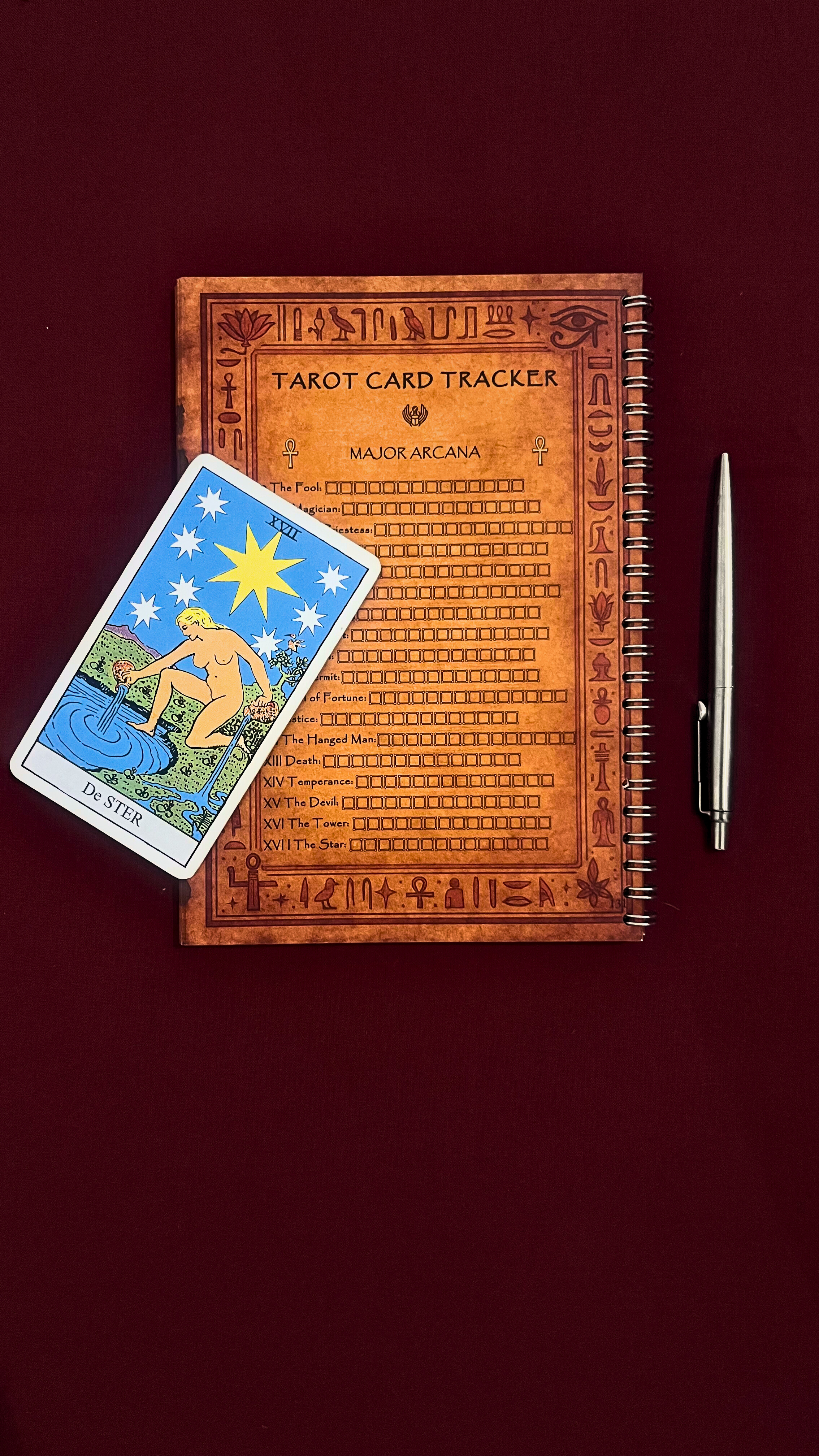 Tarot Journal A5- Daily Card Reflections & Tarot spreads