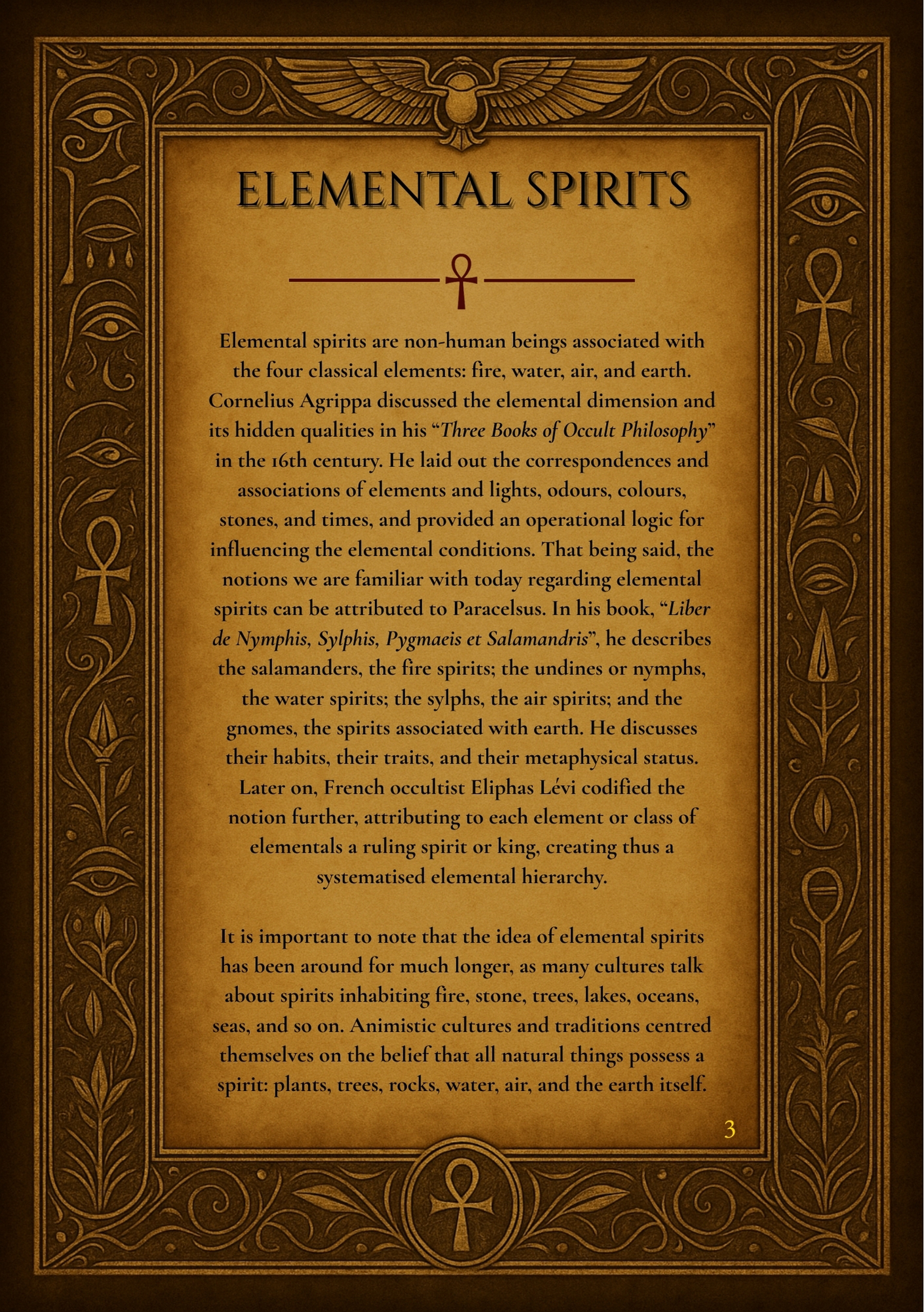 Elemental Intelligences PDF: Ritual Guide to Salamanders, Undines, Sylphs & Gnomes