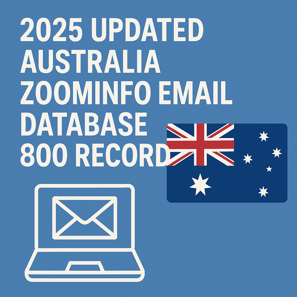 Australia Zoominfo Email Database 2025