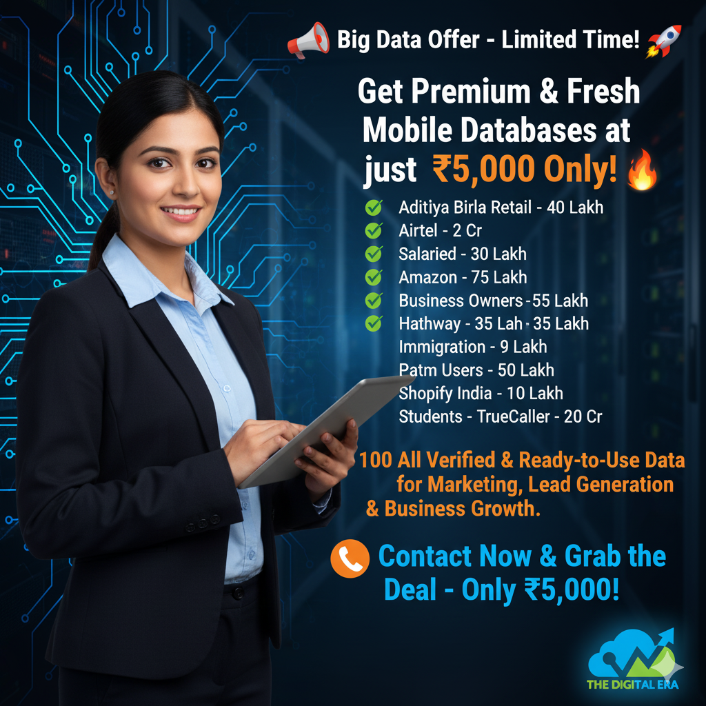 Premium & Fresh Mobile Databases