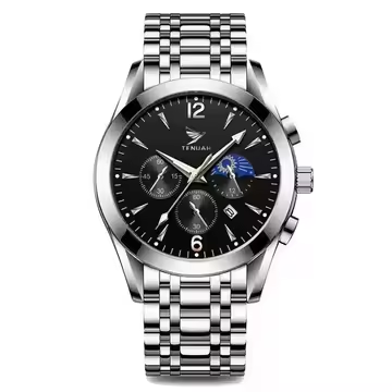 Relógio Masculino de Luxo  Prata