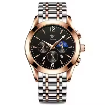 Relógio Masculino de Luxo  Prata