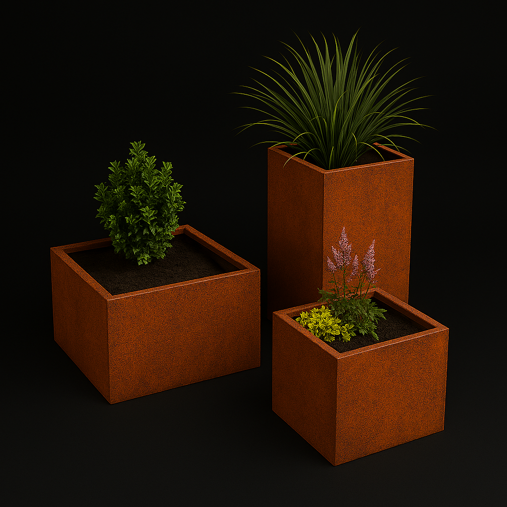 WELDUS Kvadratinis Vazonas