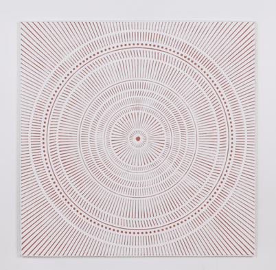 Cuadro geométrico concéntrico