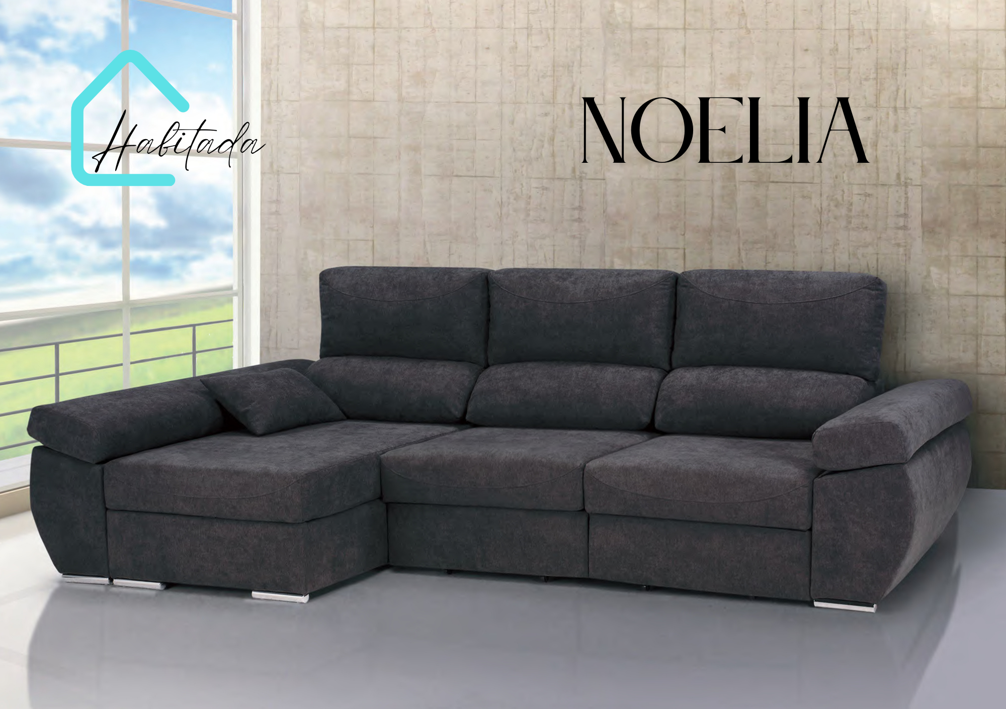 Chaiselongue Noelia deslizante