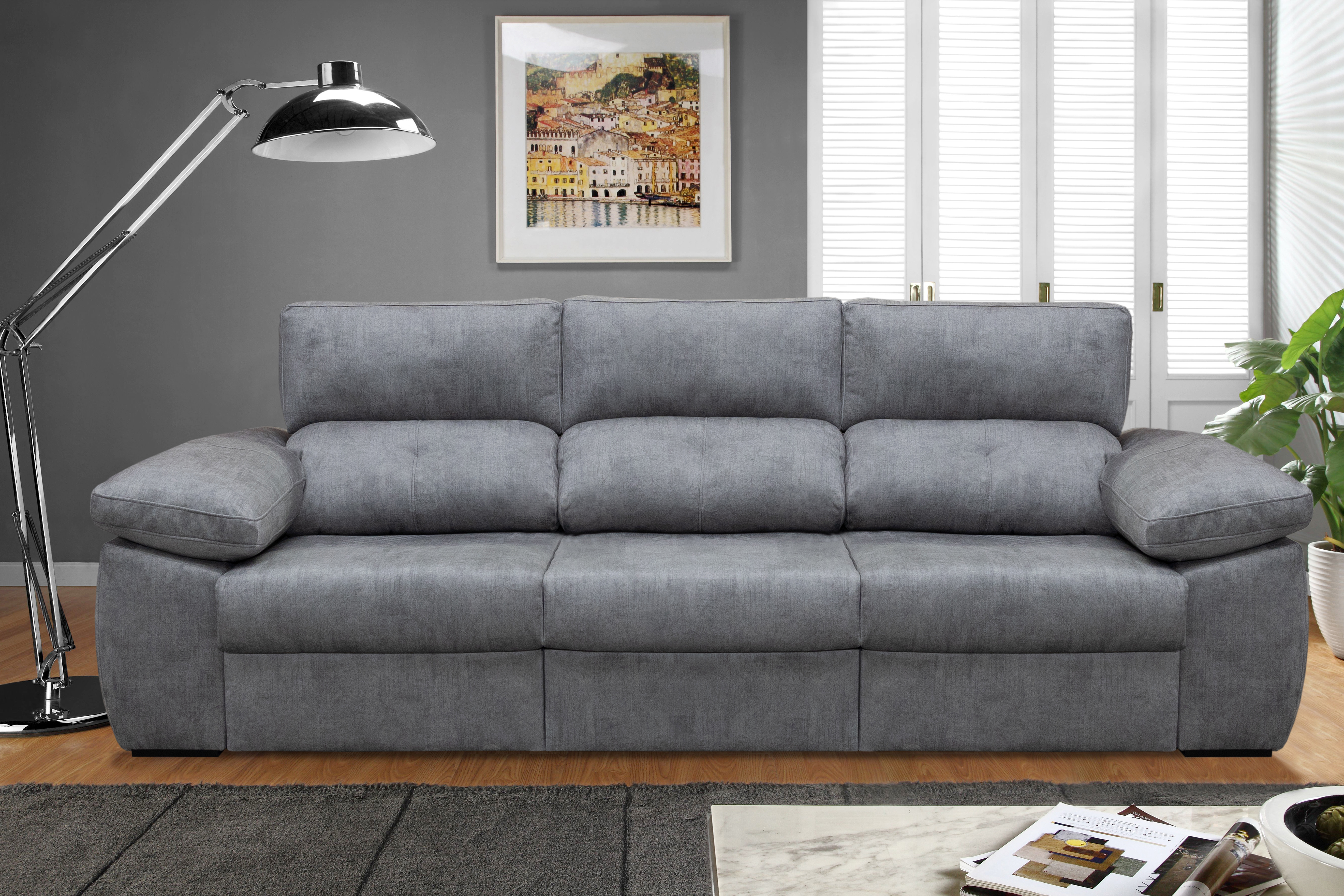 Sofá 3 plazas 3 asientos Gredos