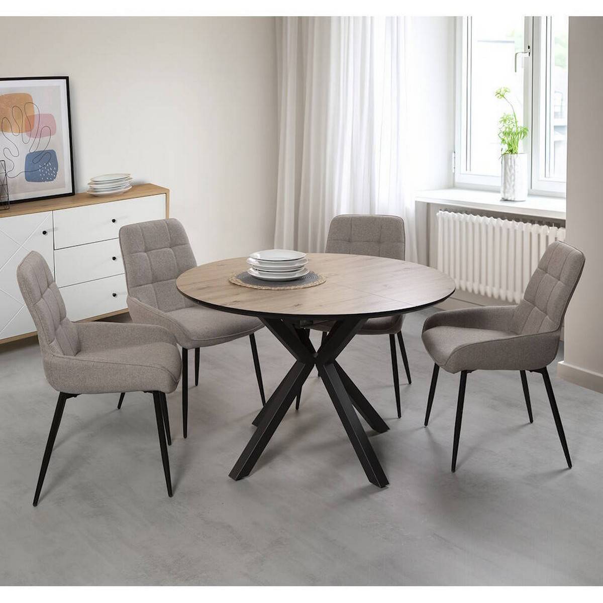 Mesa comedor extensible aloe 