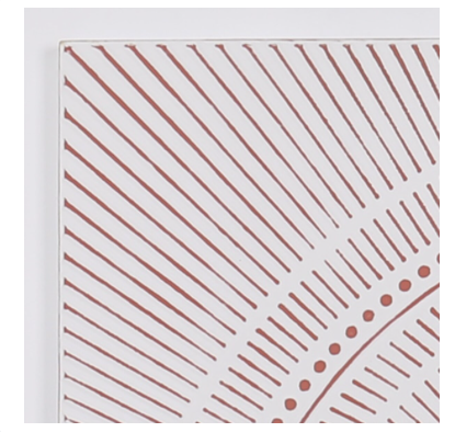 Cuadro geométrico concéntrico