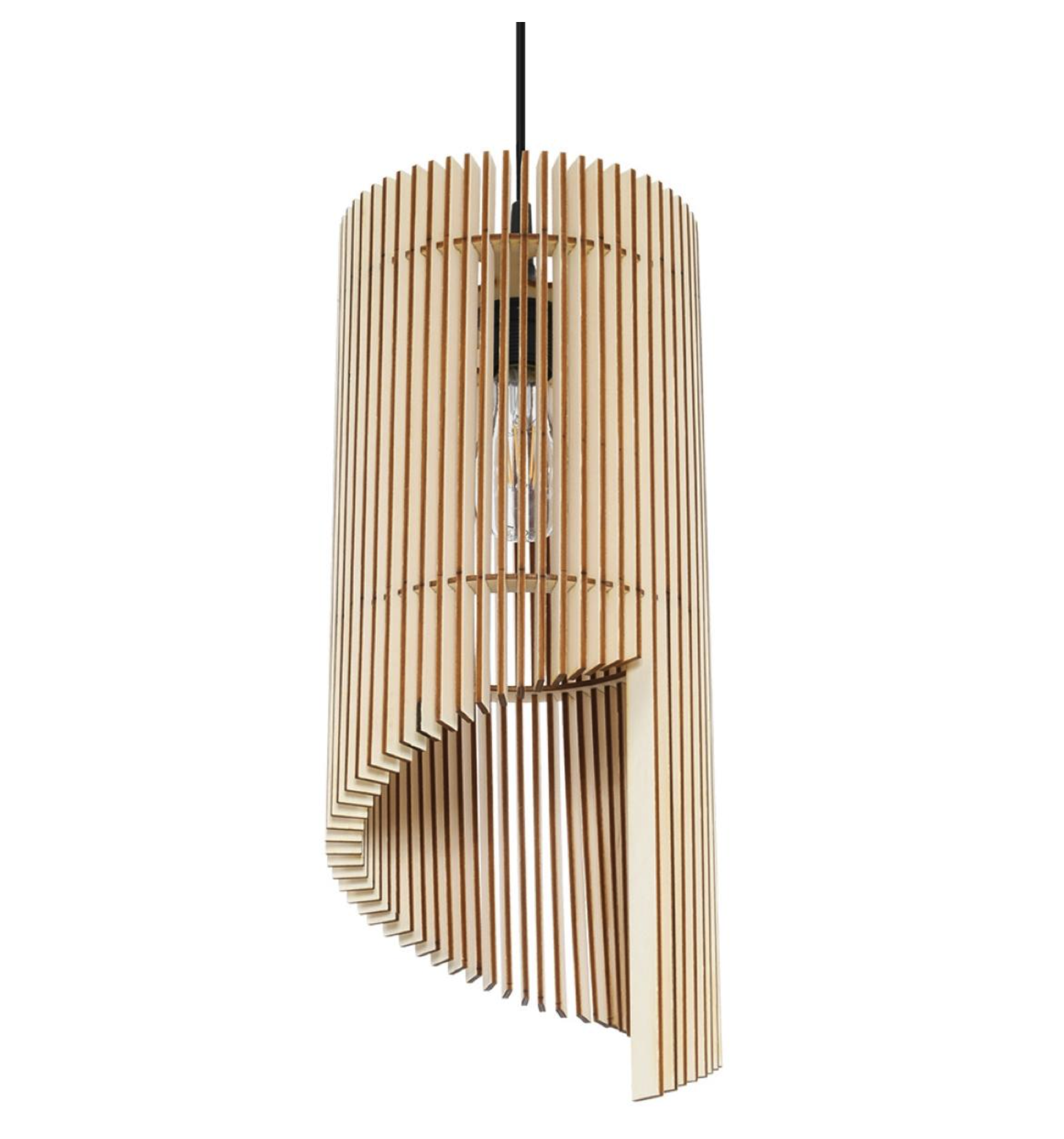 Sollux Lámpara colgante ALEXIA madera