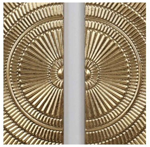 Cuadro decorativo de pared dorado