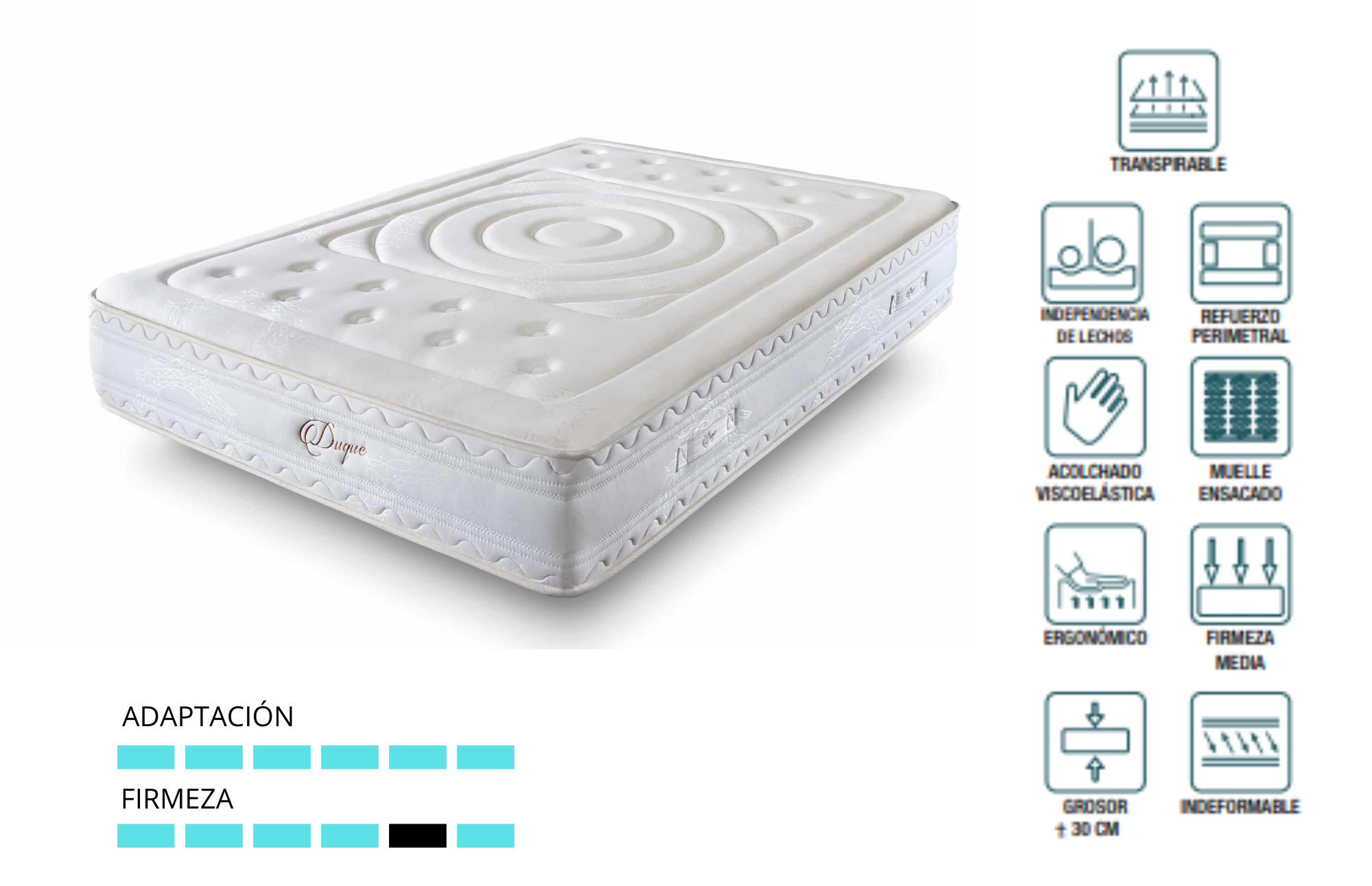 Colchón de lujo Duque Master 