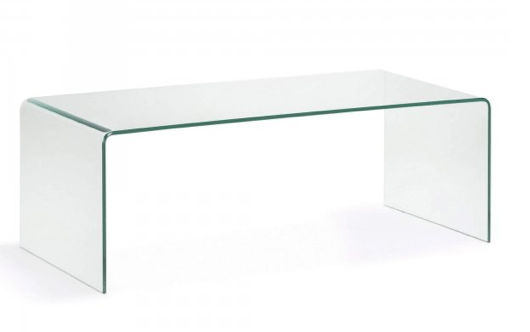 Mesa de centro de cristal