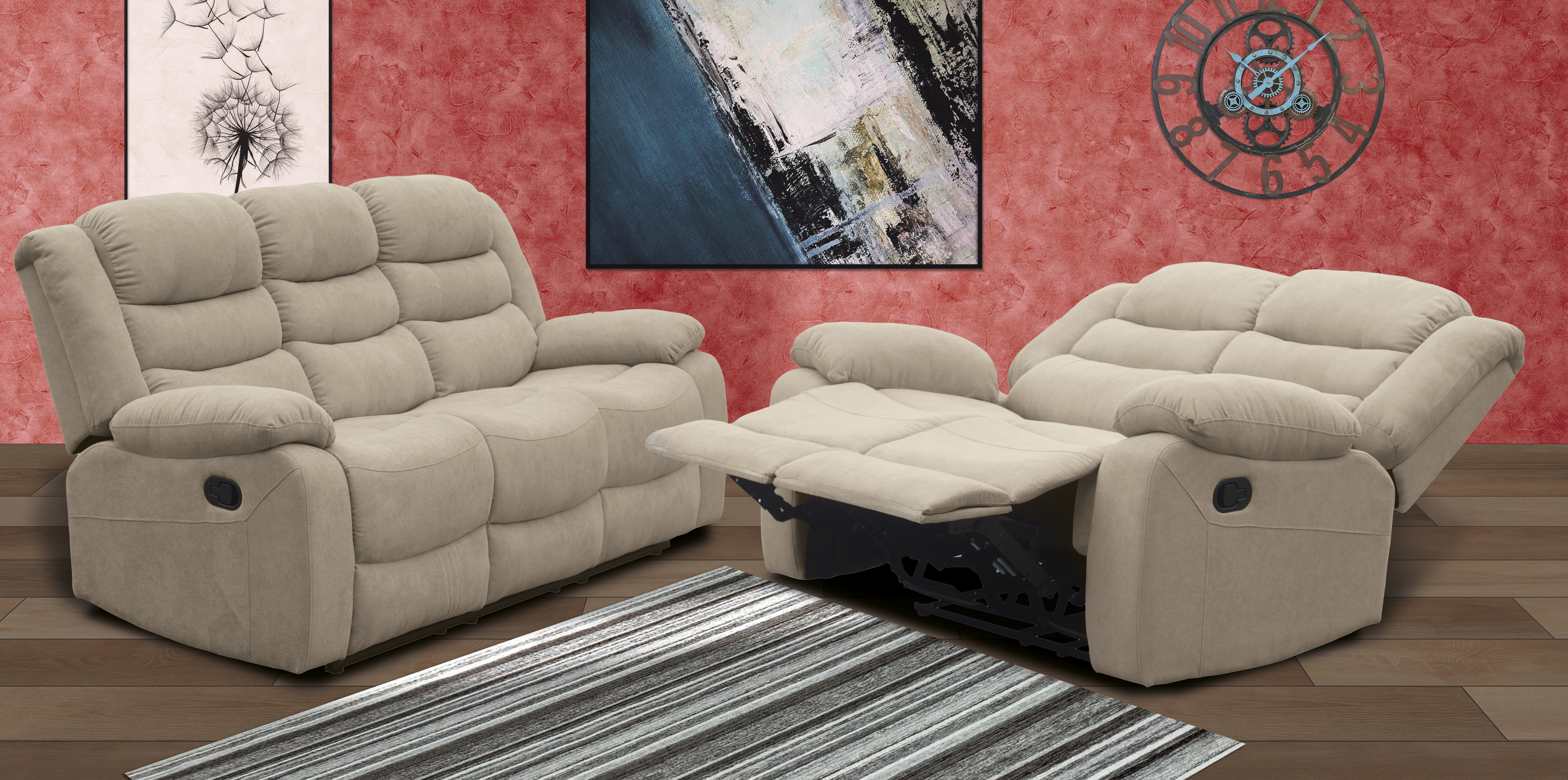 SOFÁ 3+2 PLAZAS LUXOR