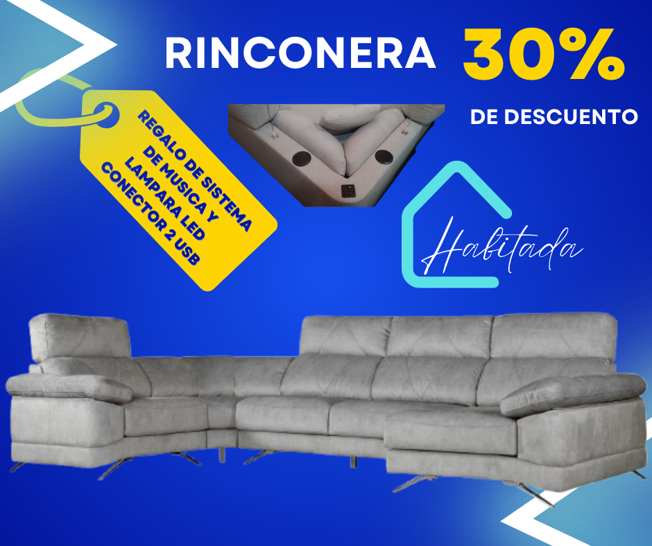 Sofá DENIX rinconera.