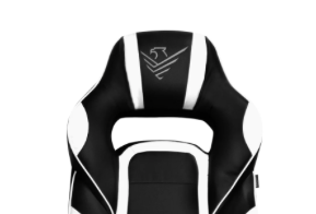   Silla gaming Trophy cuero pu blanca 