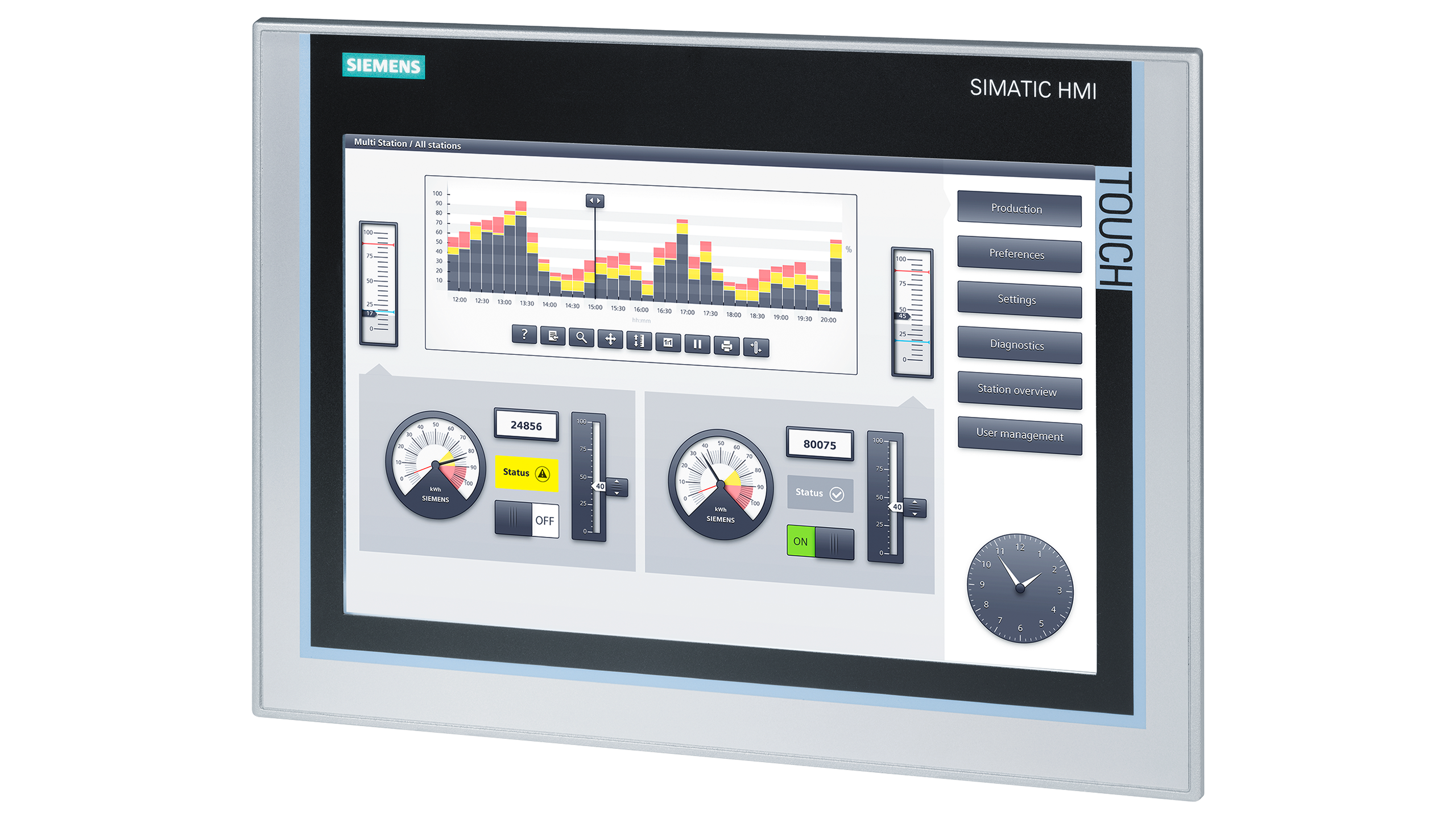 Siemens Operator Control and Monitoring (HMI)