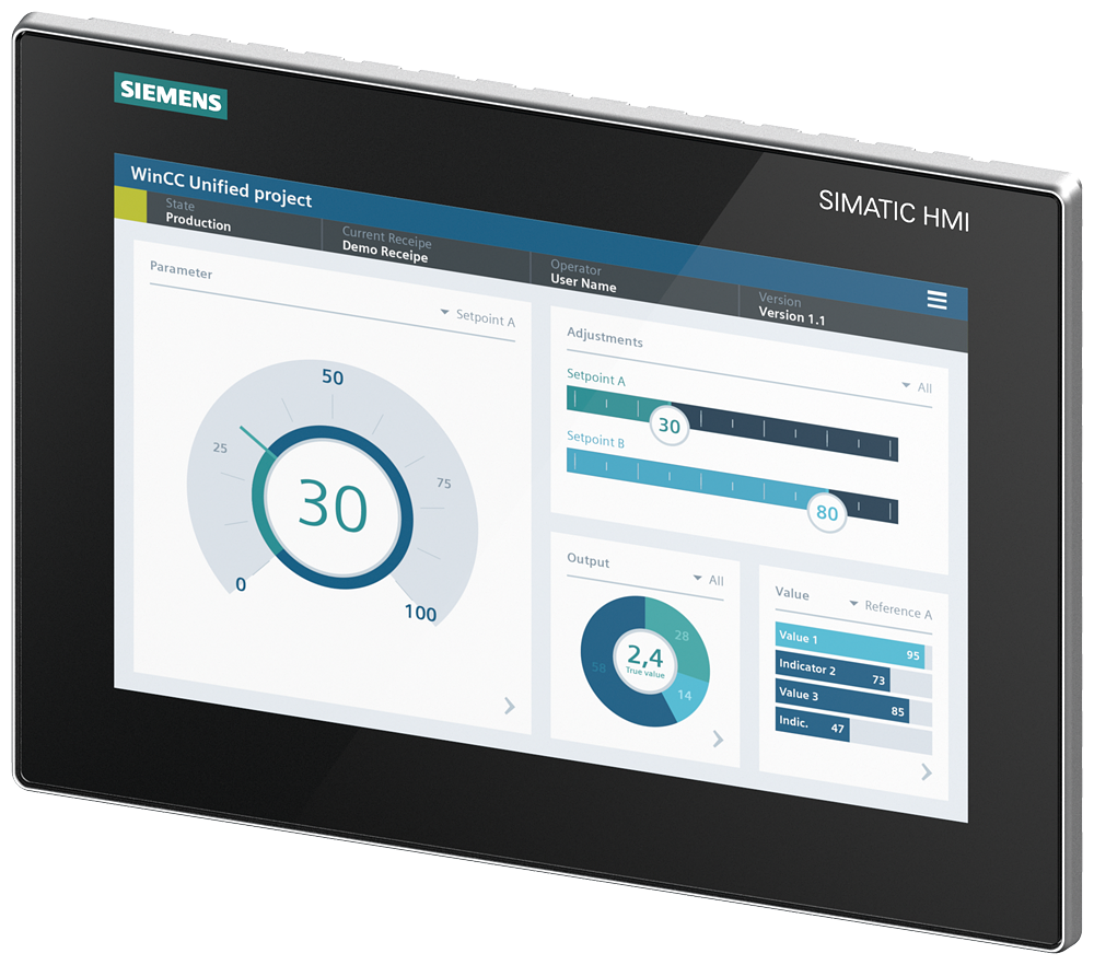Siemens Operator Control and Monitoring (HMI)