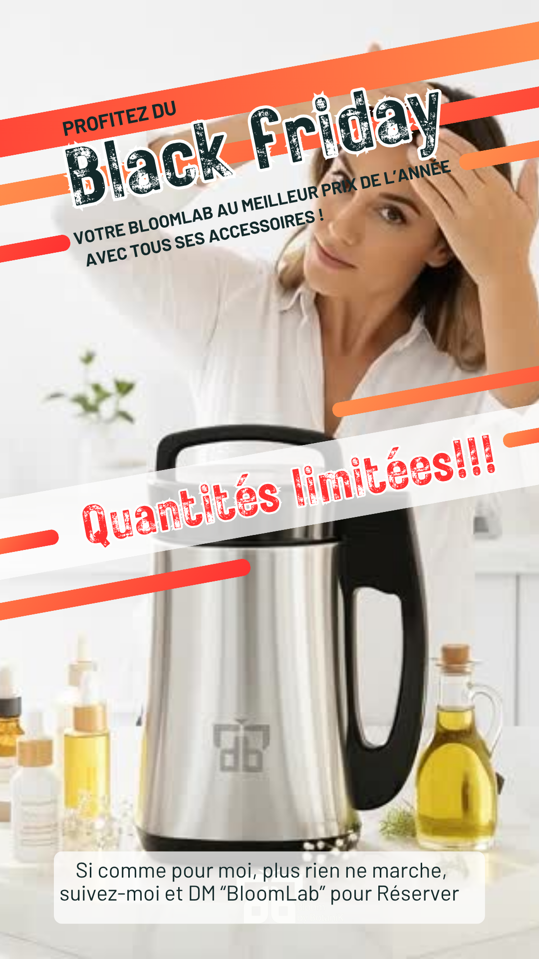 BloomLab - Extracteur botanique et Infuseur d'Huile Intelligent 6-en-1