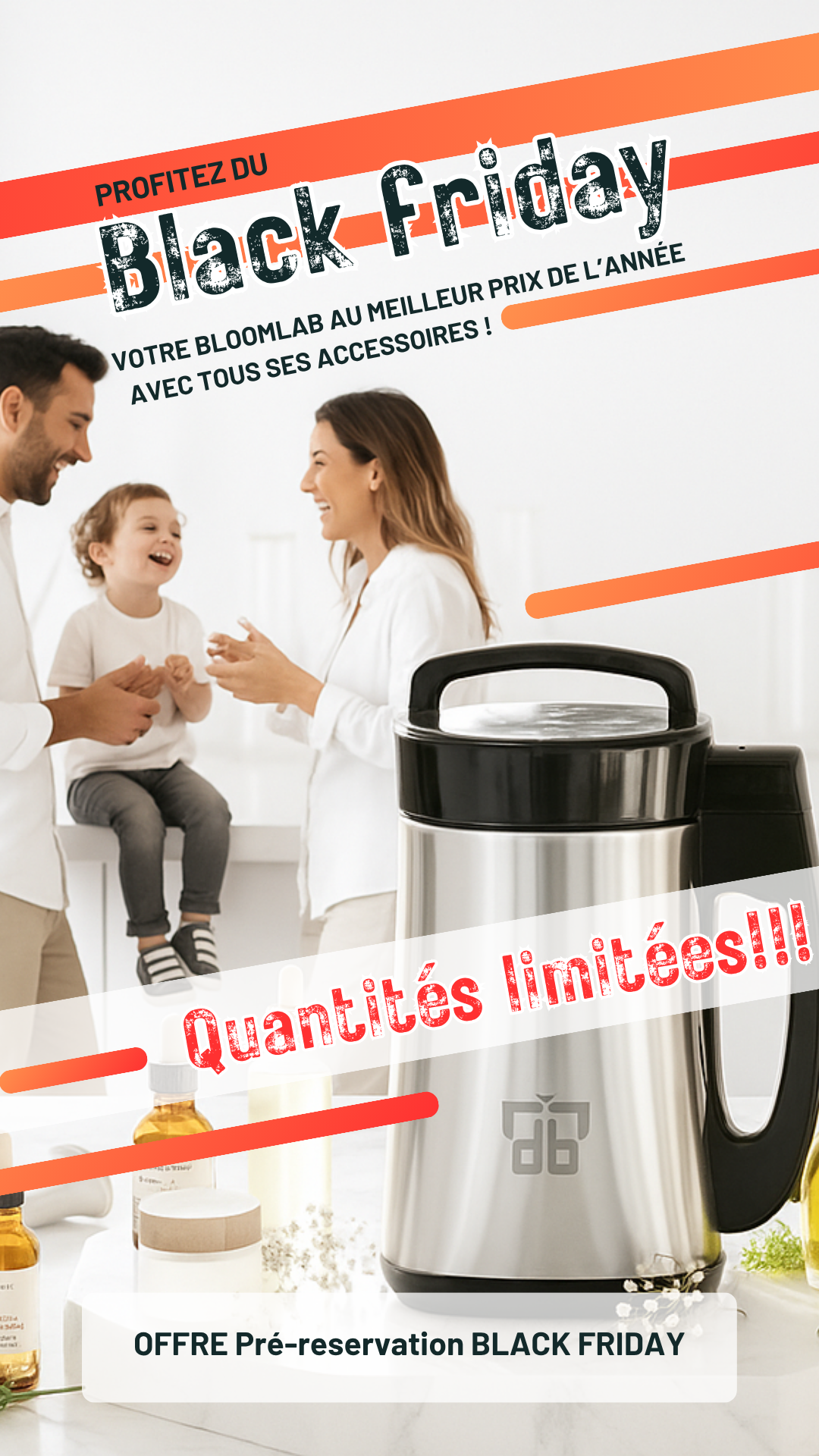 BloomLab - Extracteur botanique et Infuseur d'Huile Intelligent 6-en-1
