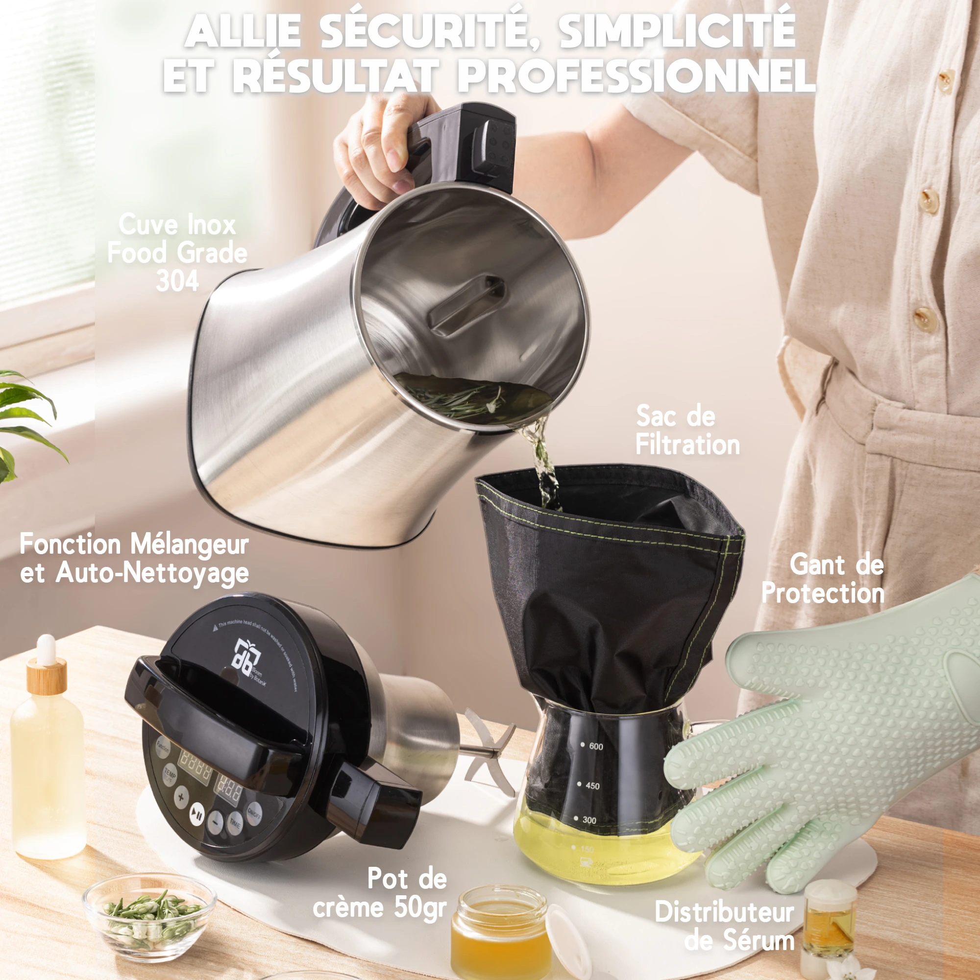 Machine d'Extraction Botanique – Huiles Infusées & Soins Maison | BloomByBotanik