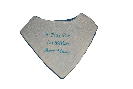 Bavette bandana personnalisé