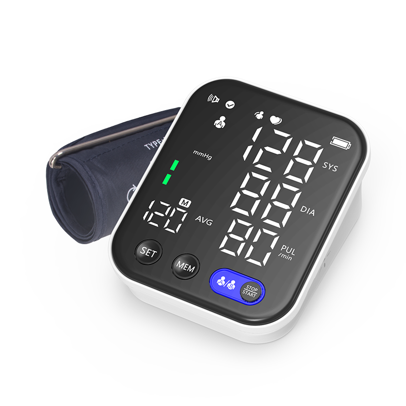 Automatic Upper Arm Blood Pressure Monitors for Home Use With Digital LED Display 2*120 Sets Memory