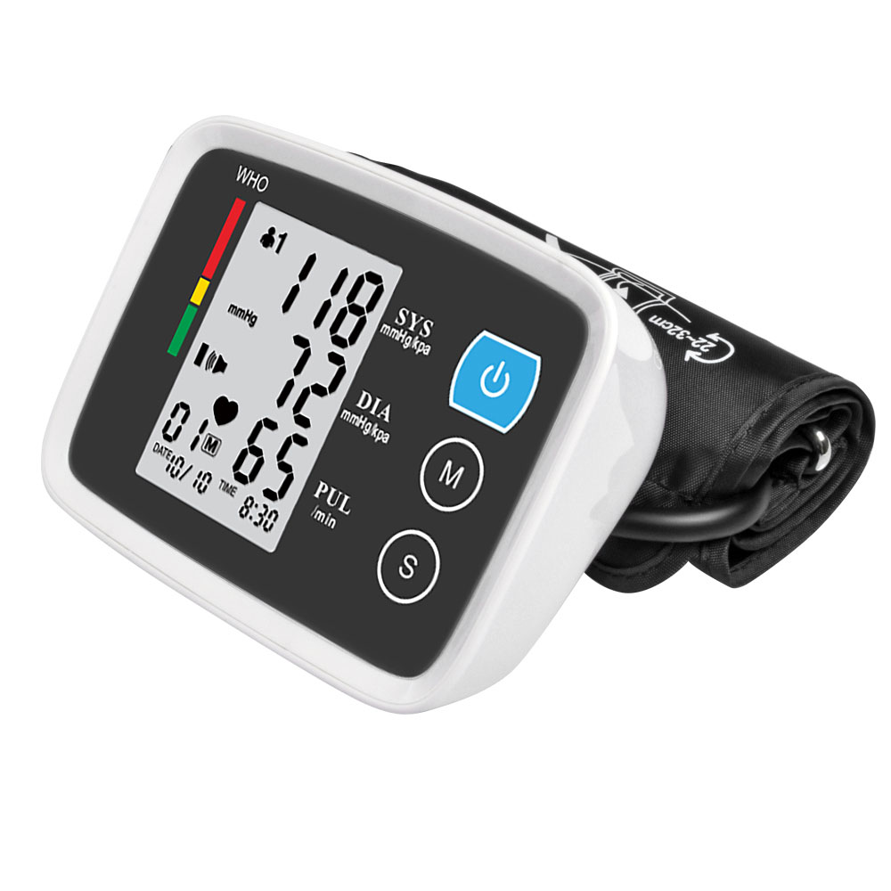 Upper Arm Blood Pressure Monitor for Home Use 13-21''Extra Large BP Cuff Automatic Digital Blood Pressure Machine 2 Users 180 Memories USB Cable 4 AAA Batteries