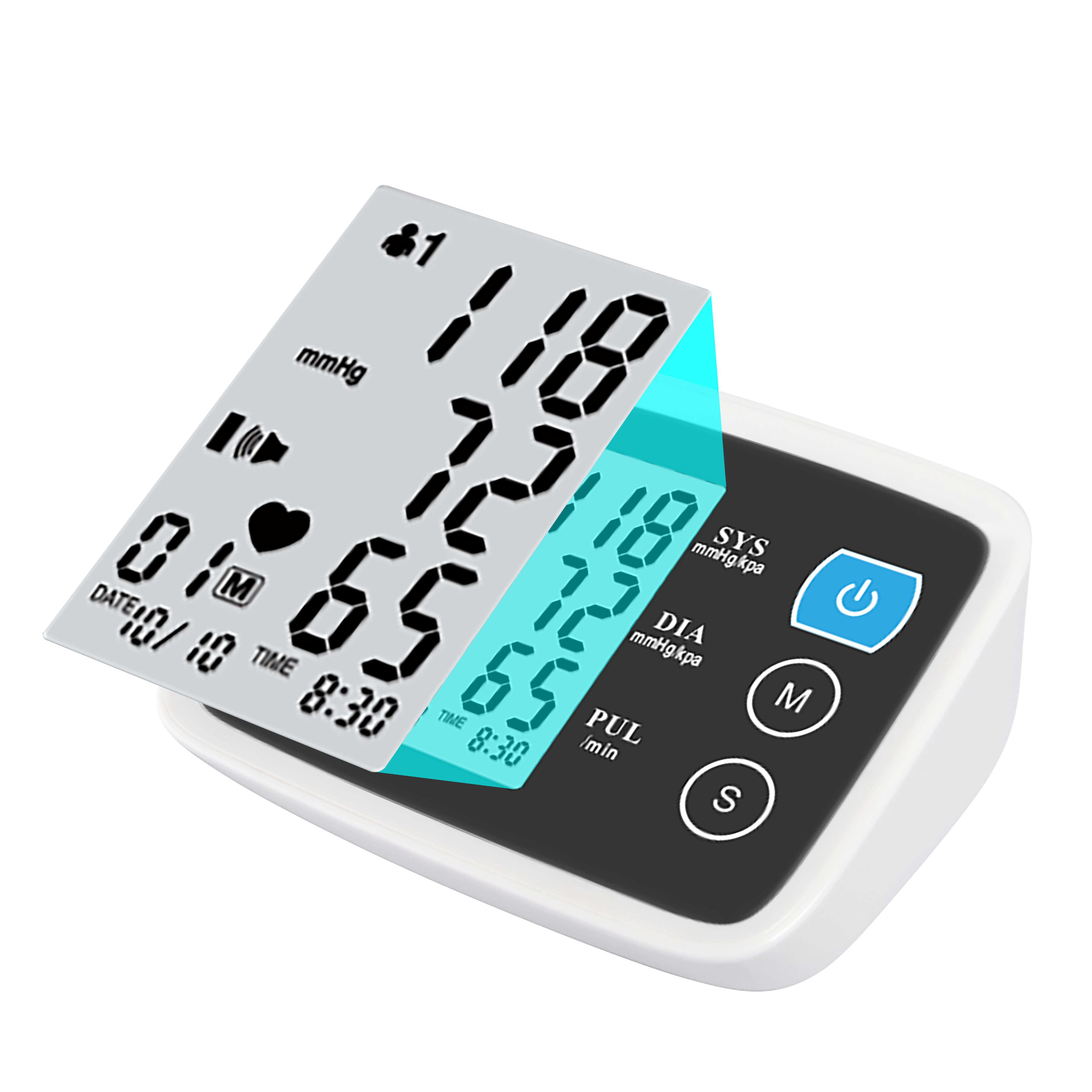 Upper Arm Blood Pressure Monitor for Home Use 13-21''Extra Large BP Cuff Automatic Digital Blood Pressure Machine 2 Users 180 Memories USB Cable 4 AAA Batteries