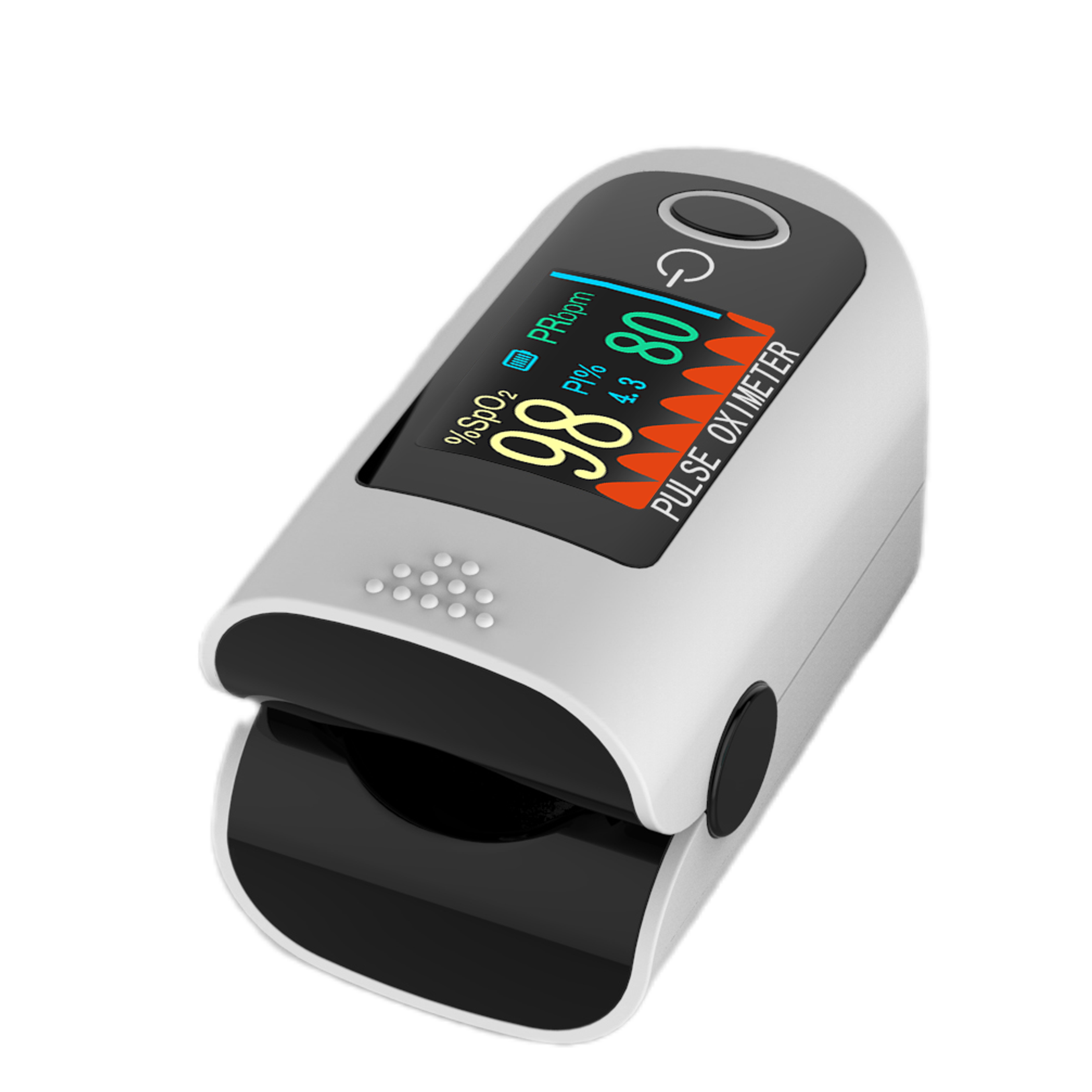 X1805P Pulse Oximeter SpO2 and PR Value Waveform Blood Oxygen Neck/Wrist Corda
